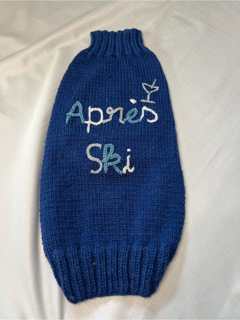 Anthropologie Chilly Dog 100% Wool 'Après Ski' Knit Dog Sweater